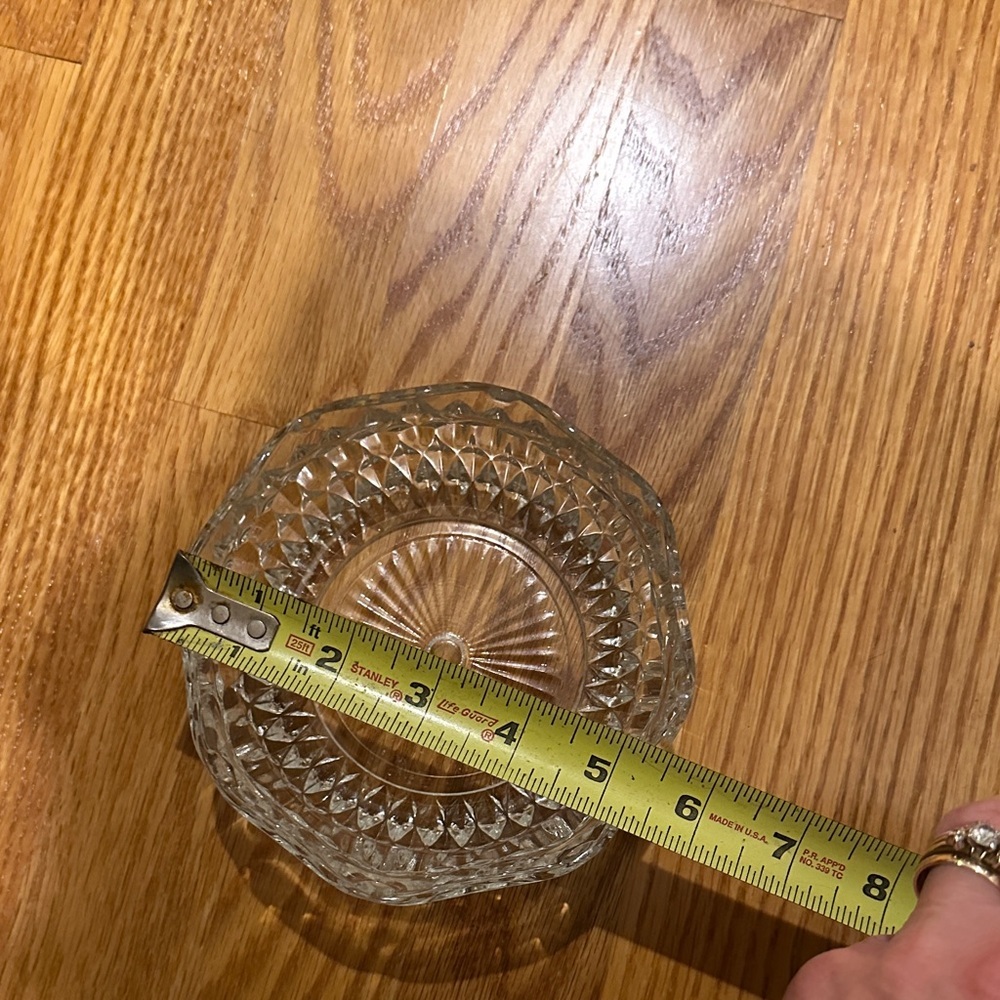 Stanley Clear Glass Decorative Bowl - Picture 2 of 4